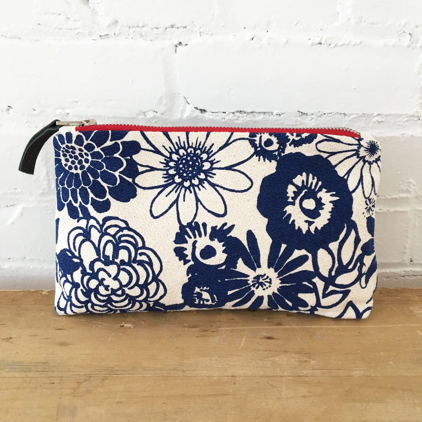Makeup Bag Navy Garden