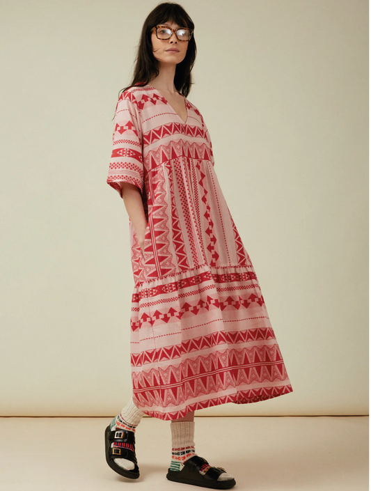 Egypt Dress Cotton Jacquard