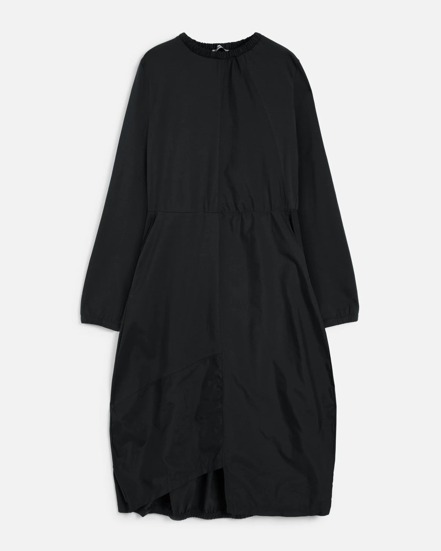 Black dress on a white background