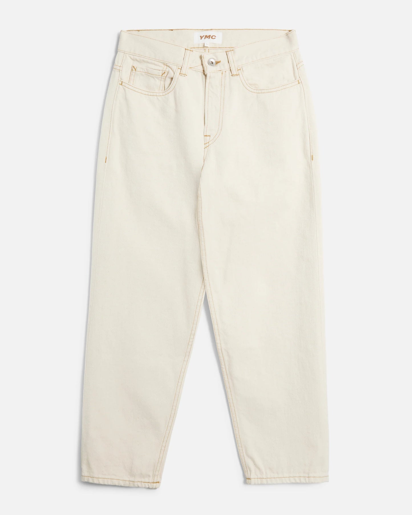 Beige pants on a white background