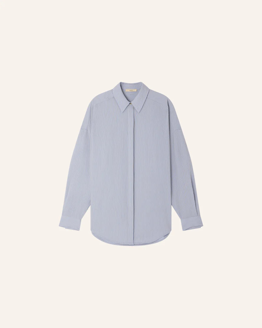Liza Shirt Blue/Sand Stripe