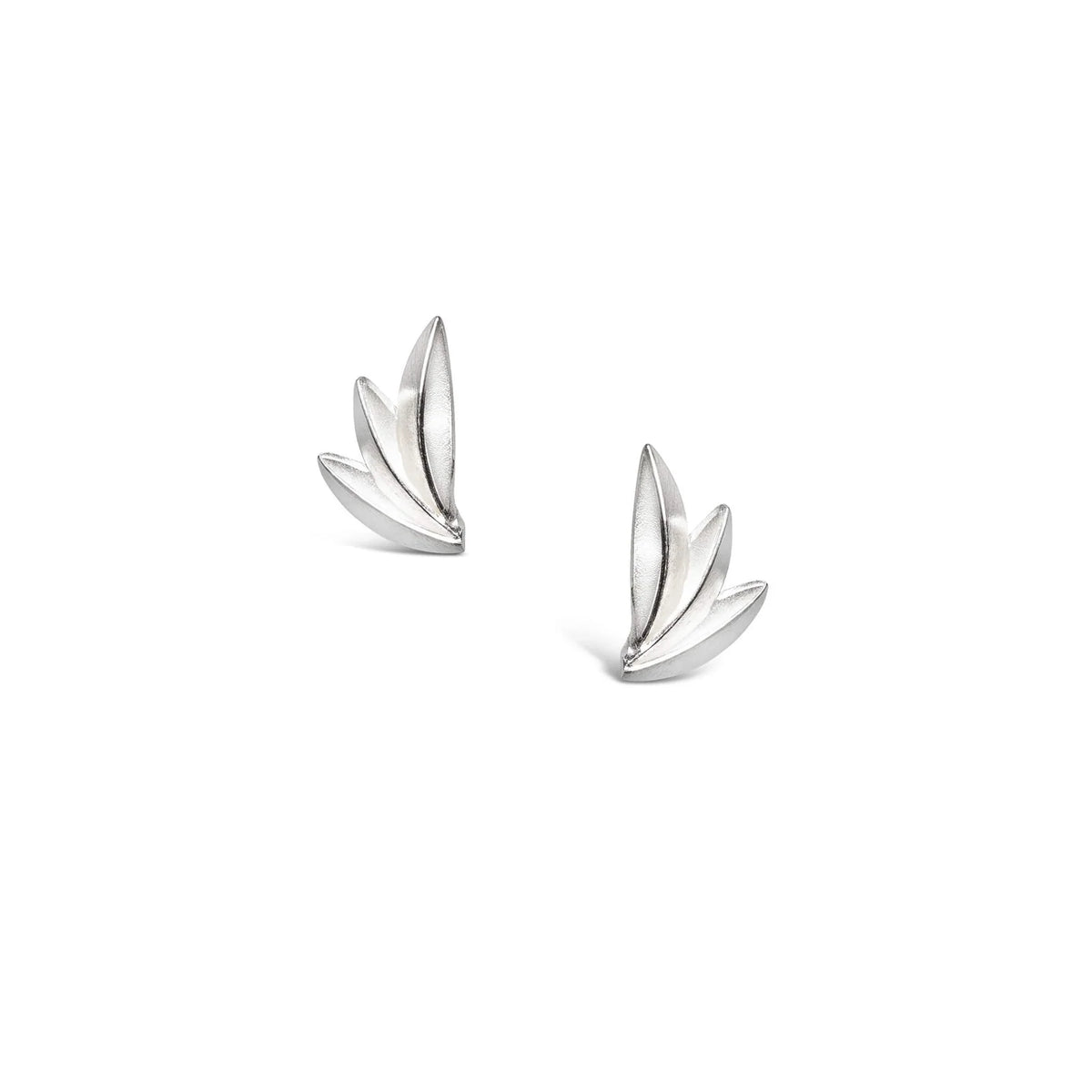 Bird of Paradise Earrings in Sterling Silver