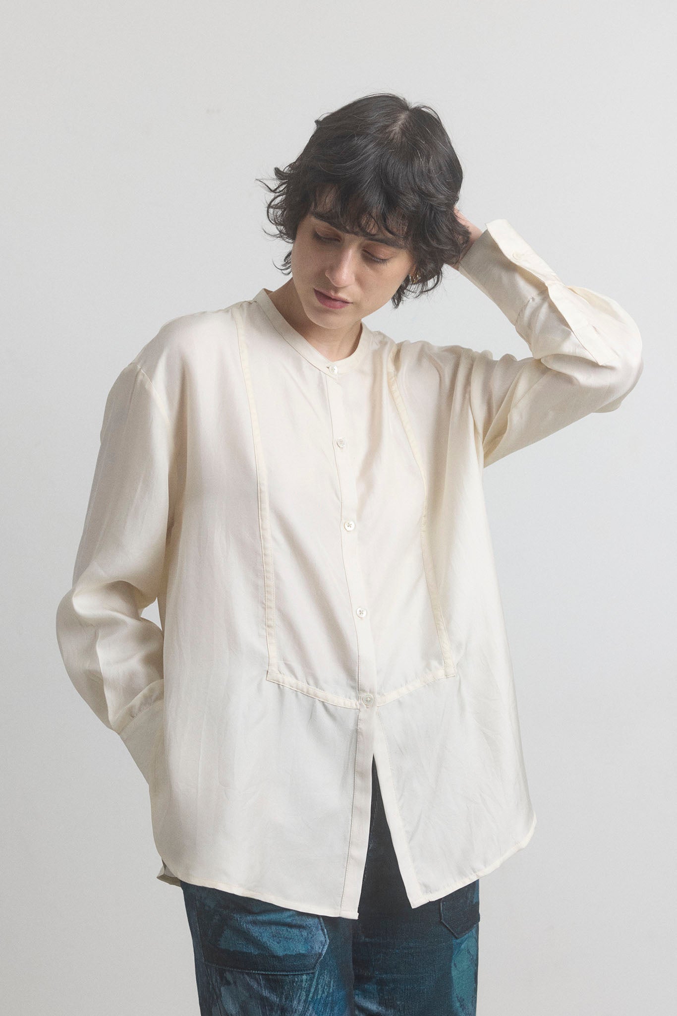 Willie Silk Shirt - Ivory