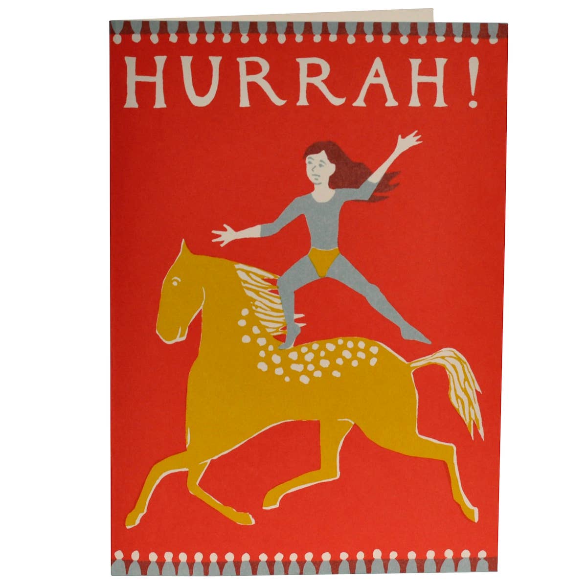 Very Large Card Bareback Rider