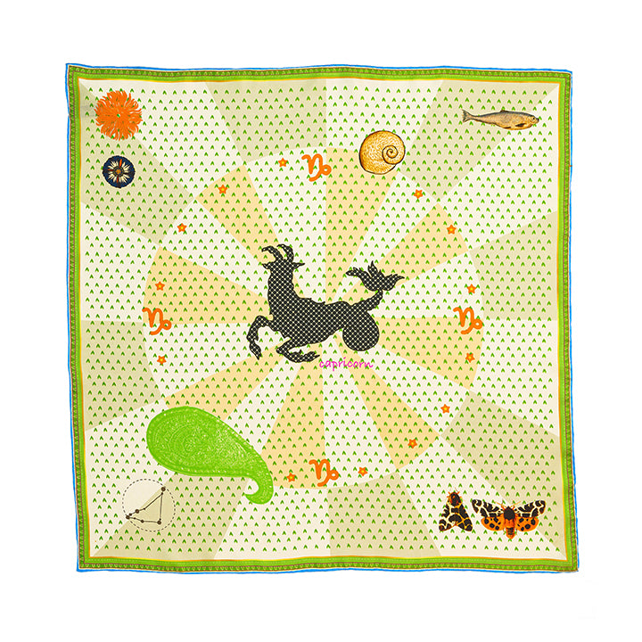 Capricorn Silk Scarf