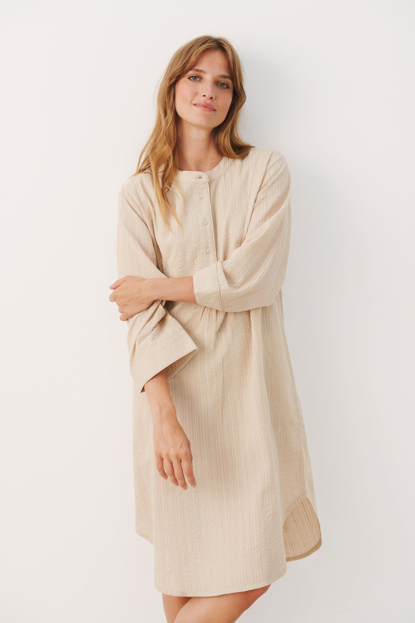 Tamia Night Shirt Cement