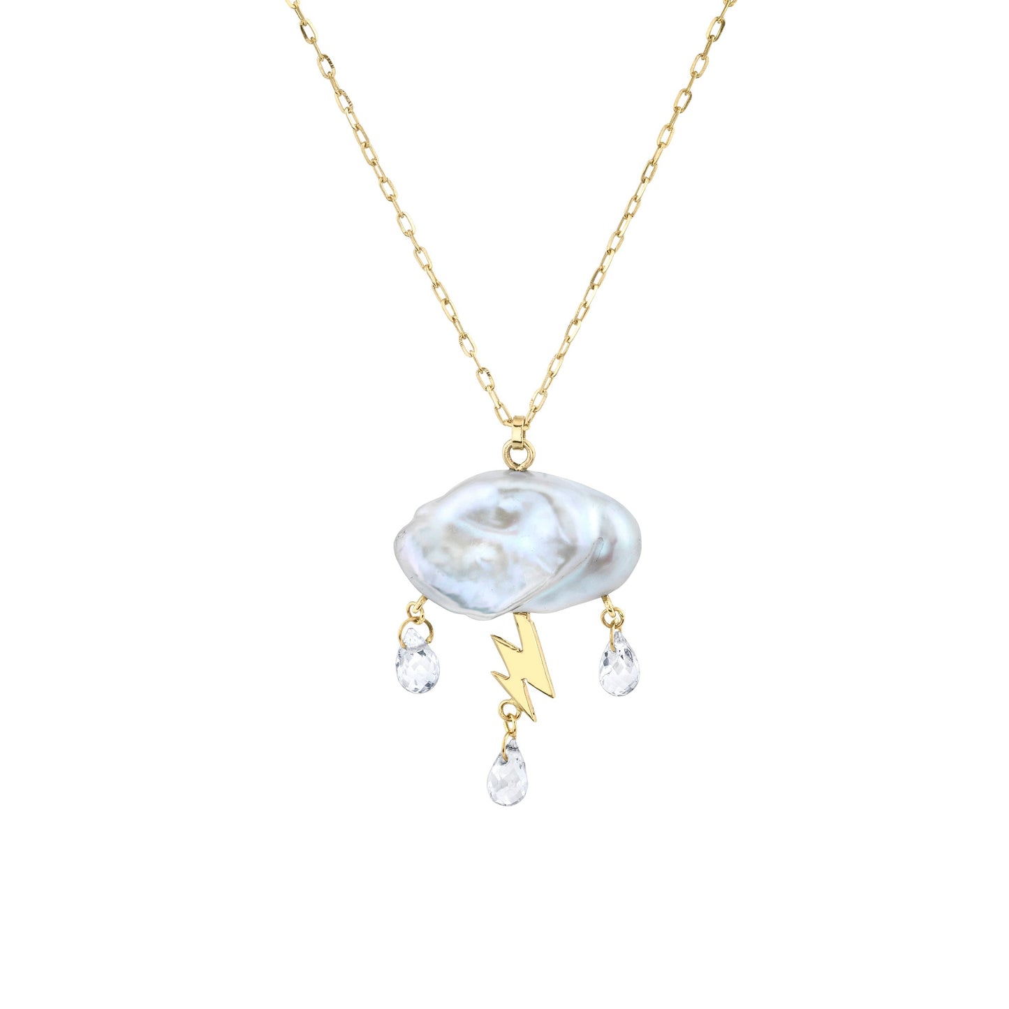 Petite Storm Cloud Necklace