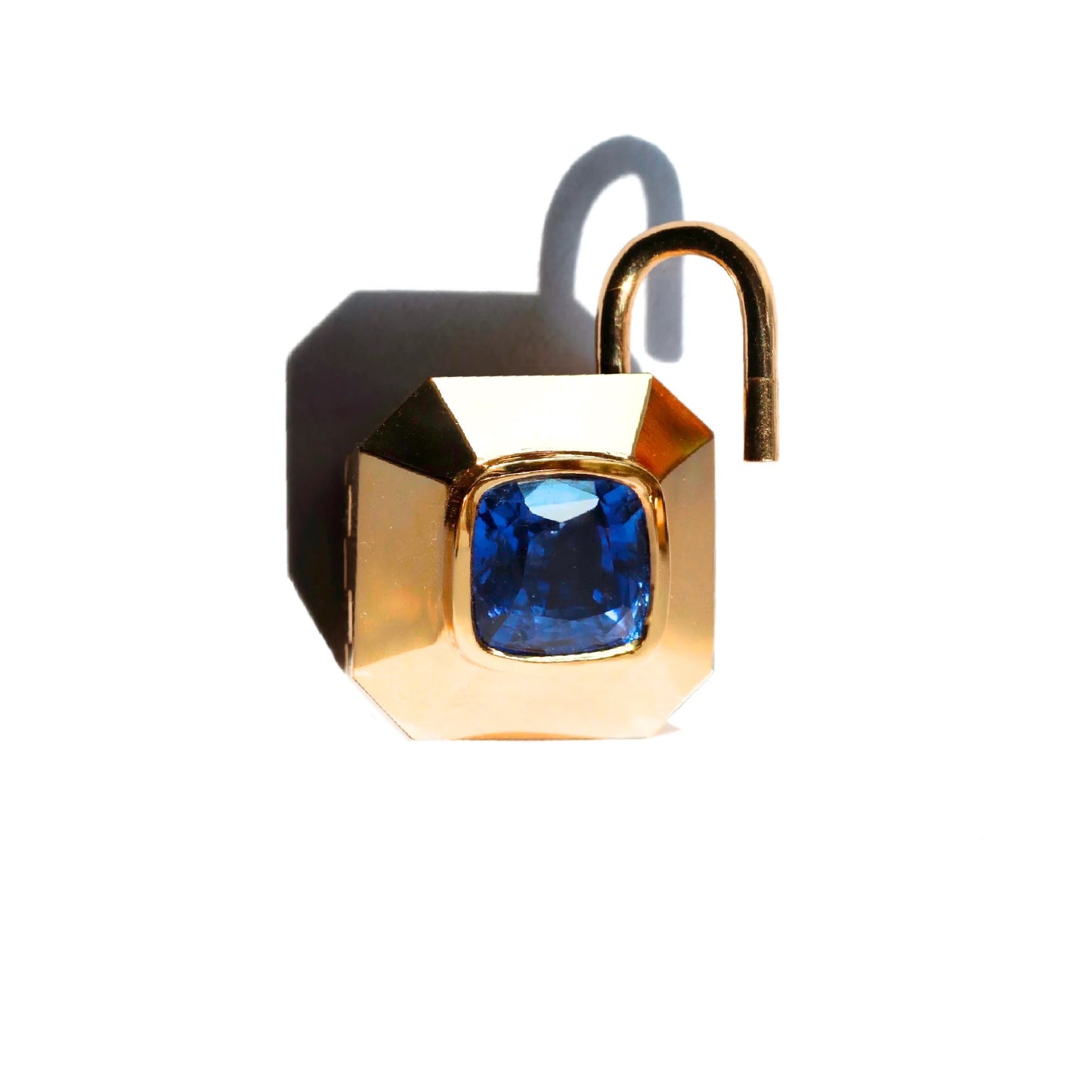Sapphire Padlock Locket
