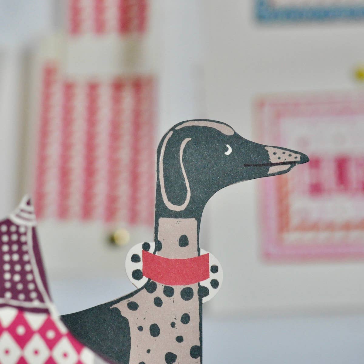 Giant Mantelpiece Menagerie Card: The Dog