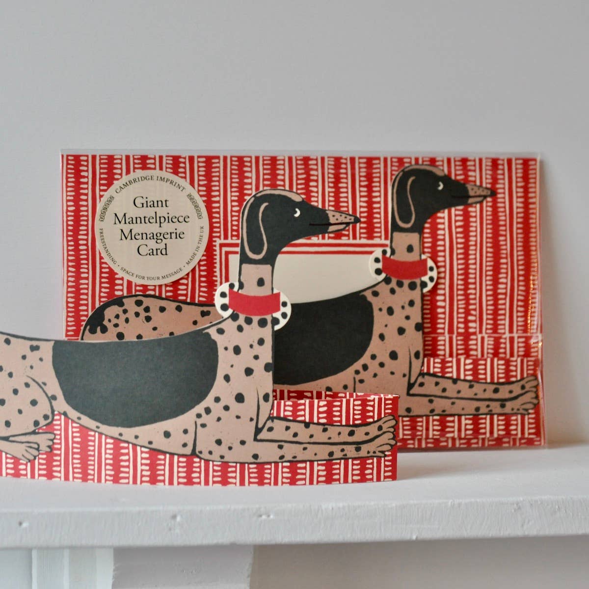 Giant Mantelpiece Menagerie Card: The Dog