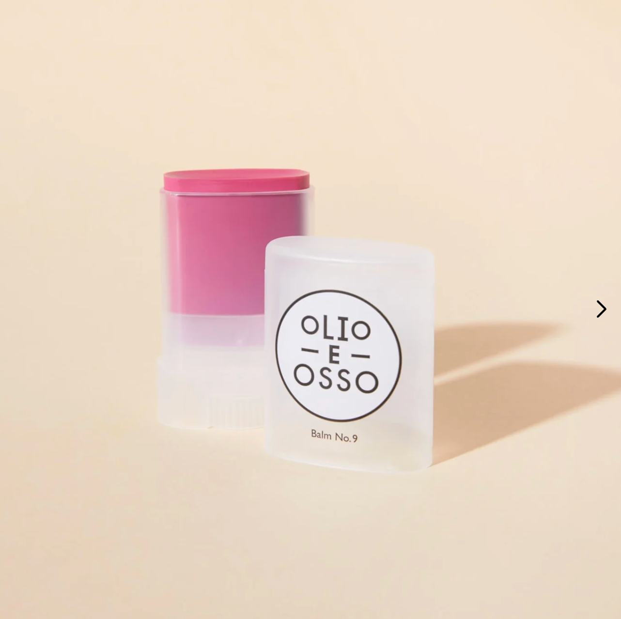 Olio E Osso beauty balm on a beige background