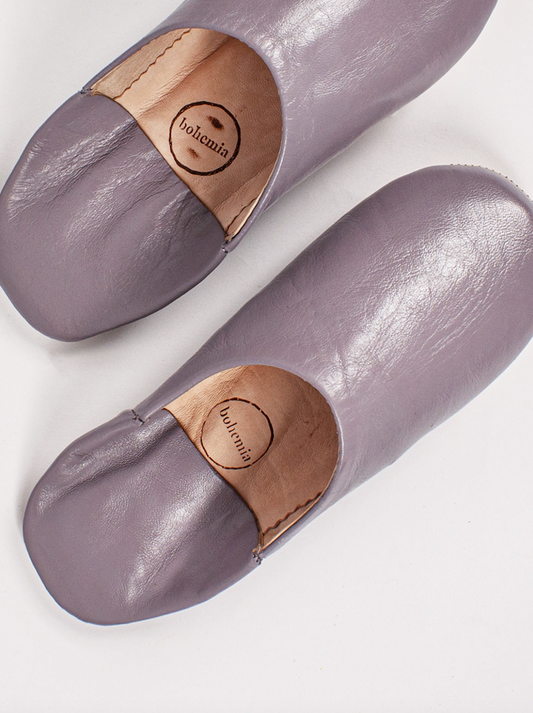 Babouche Moroccan Slippers Violet