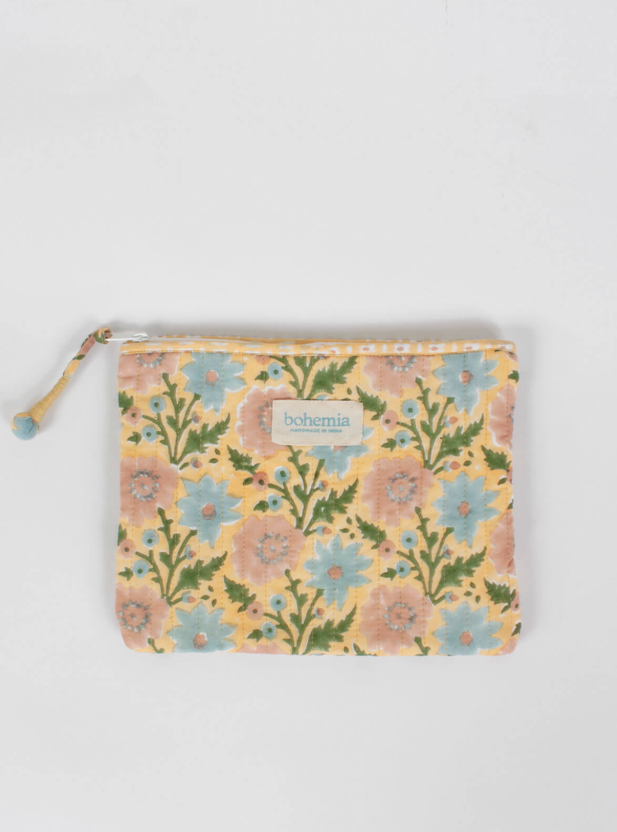 Floribunda Zip Pouch Buttermilk