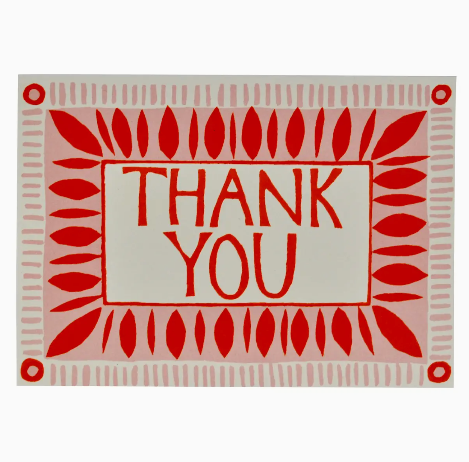 Printed Thank You Greetings Card