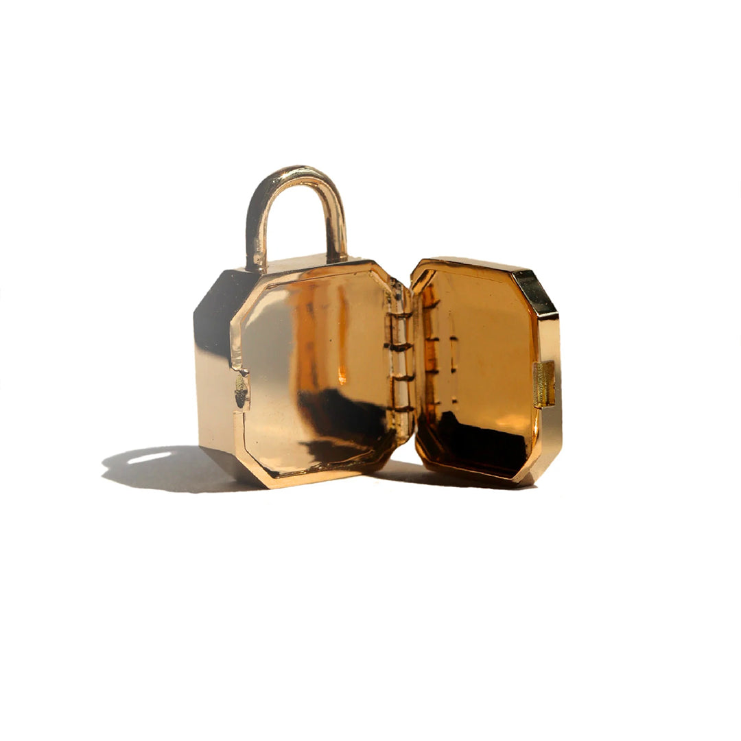 Sapphire Padlock Locket