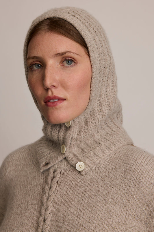 Helena Rib Balaclava Fog