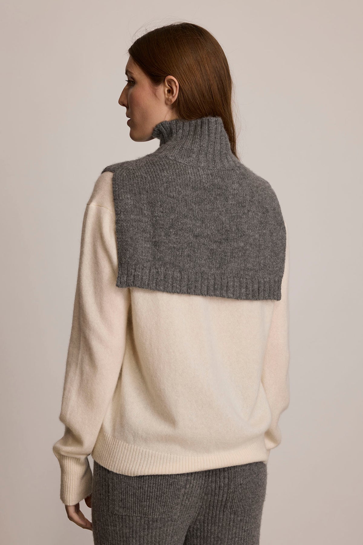 Clara Gravel Cable Braid Dickie