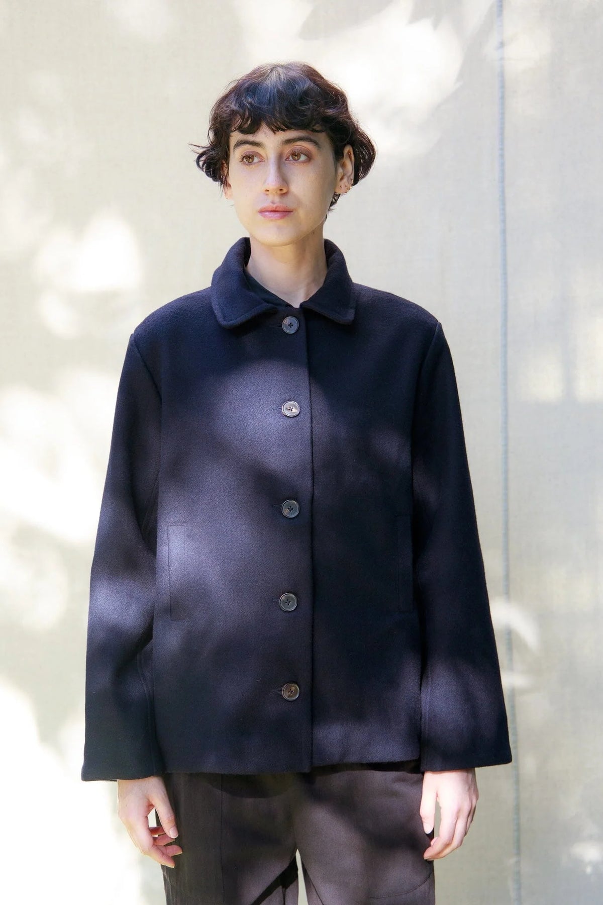 Lauren Car Coat in Navy