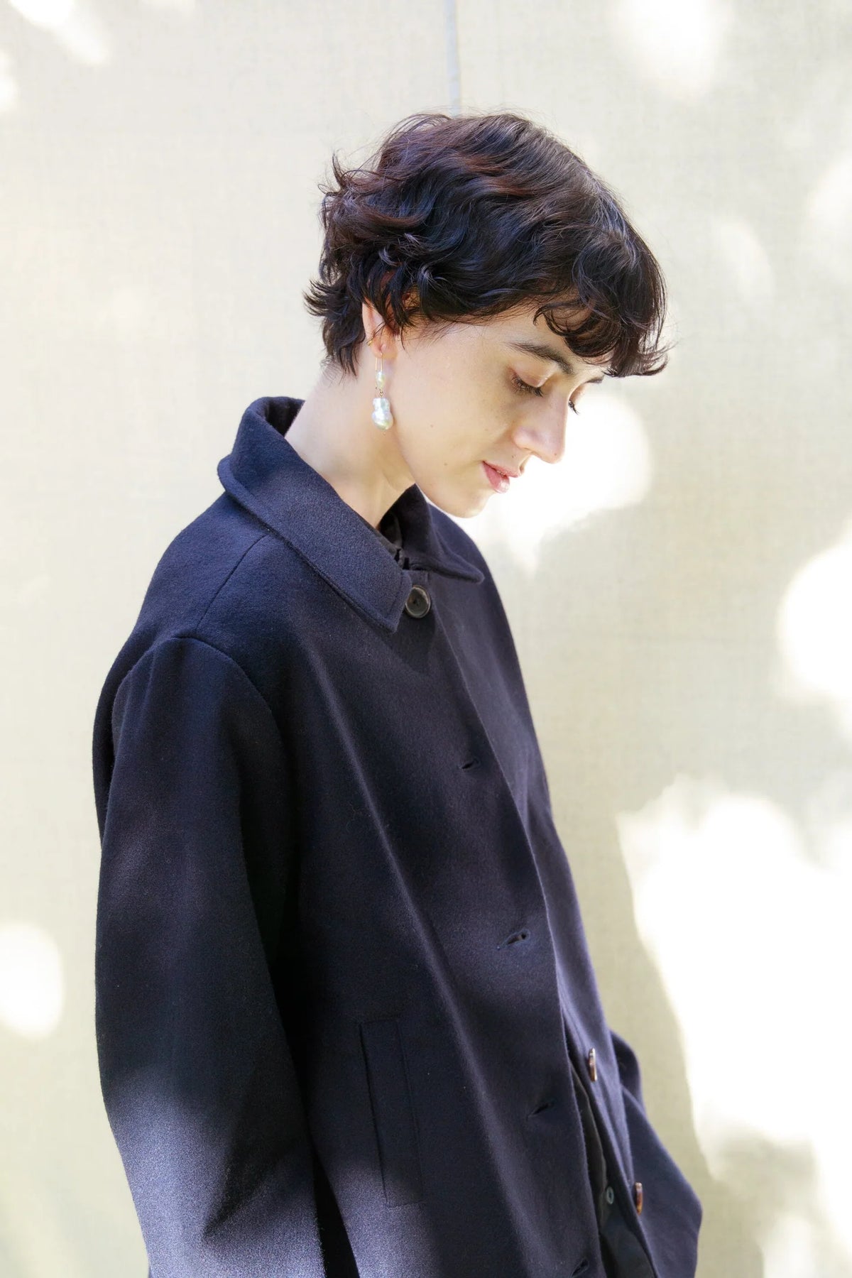 Lauren Car Coat in Navy