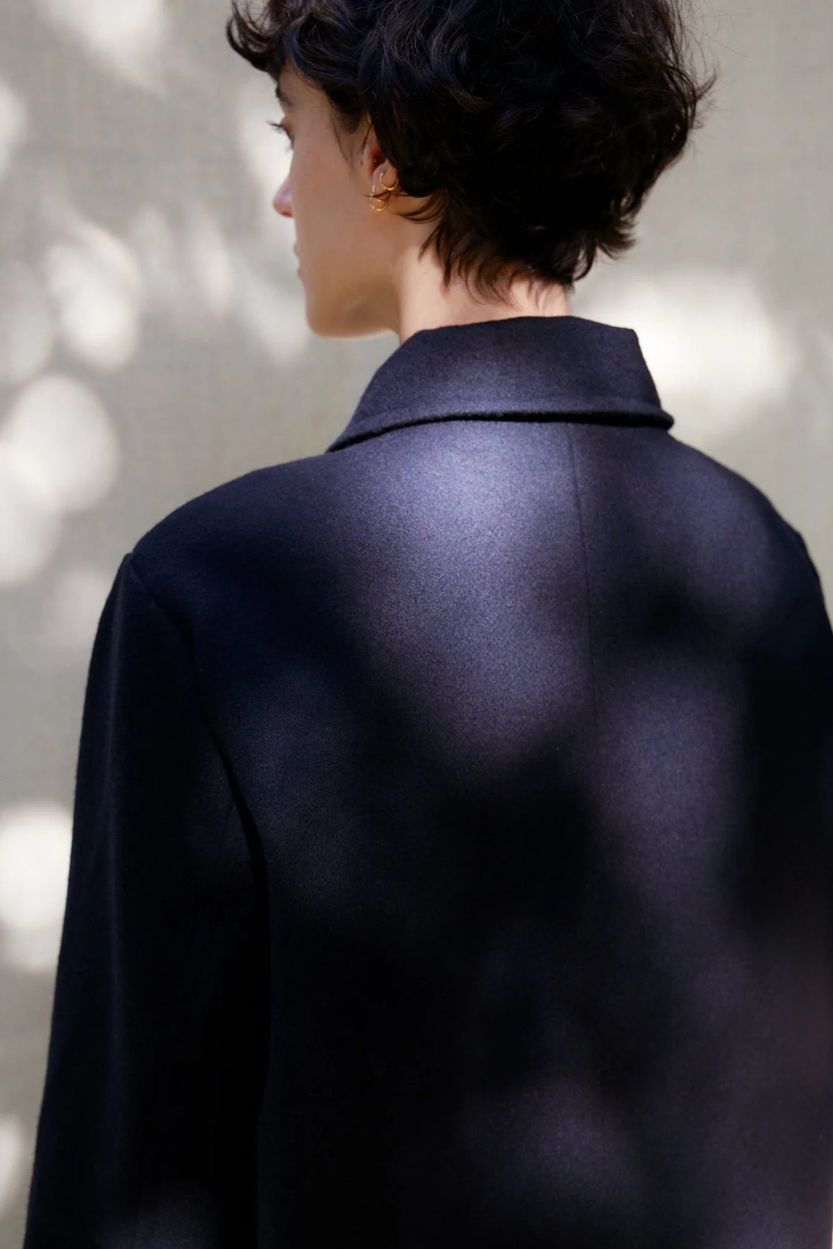 Lauren Car Coat in Navy