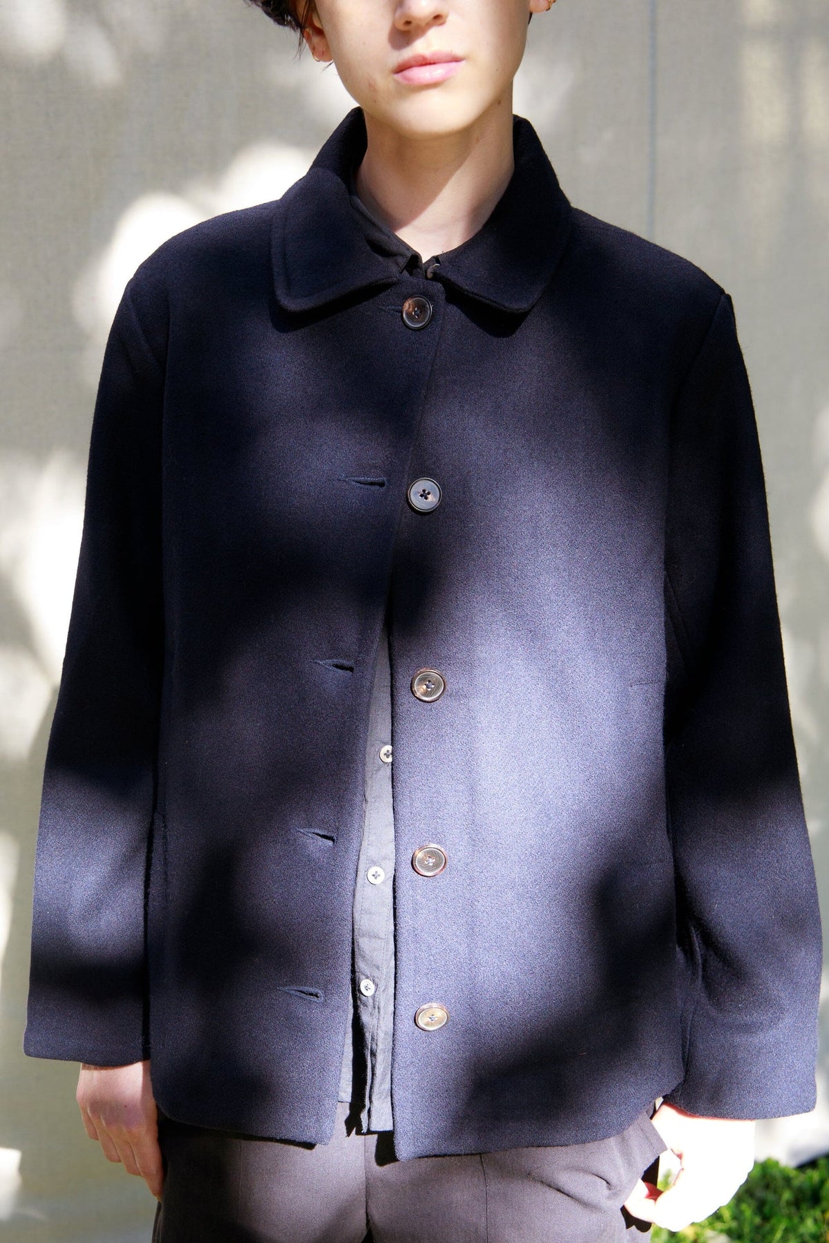 Lauren Car Coat in Navy