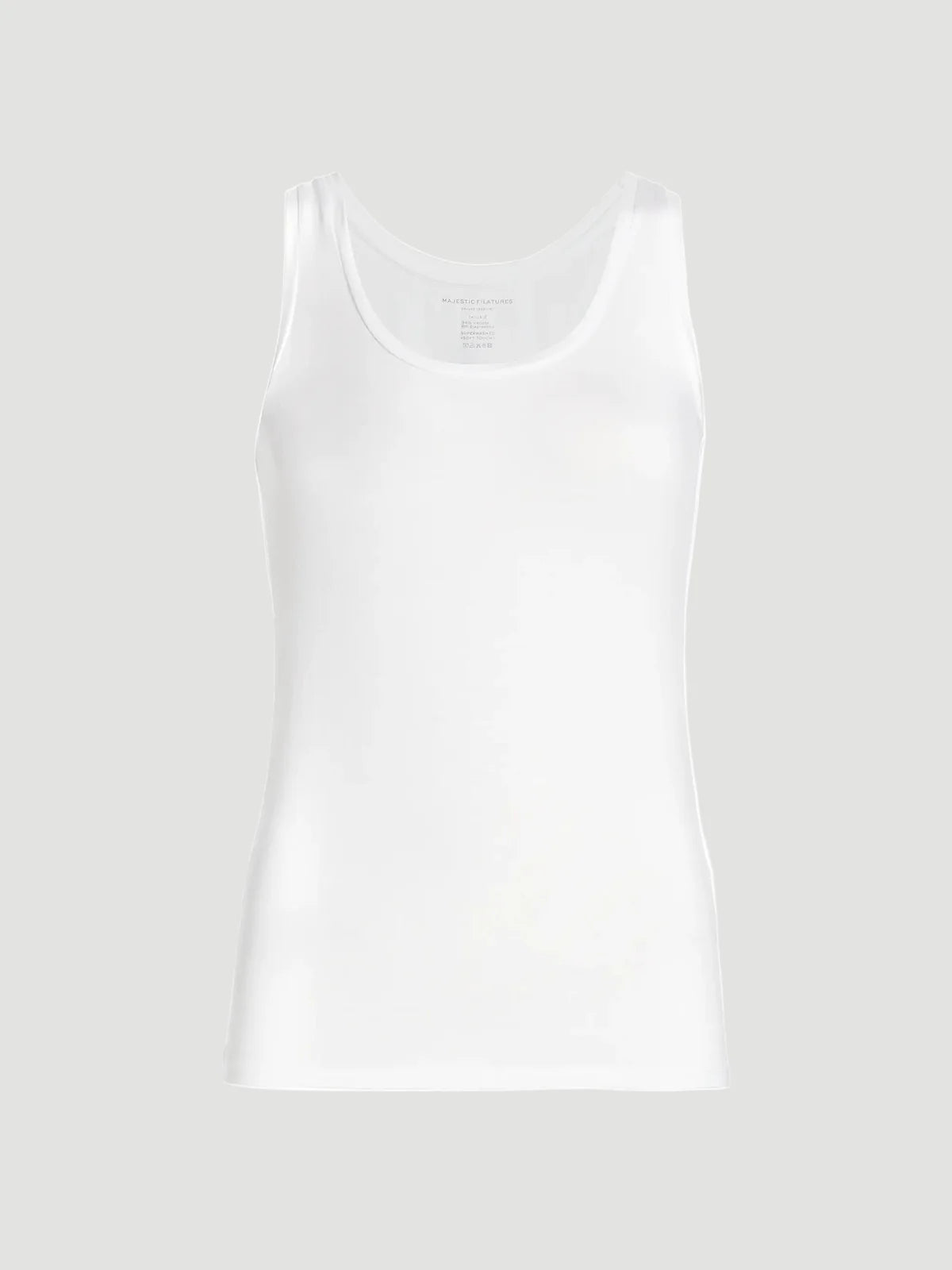 White tank top on a light gray background