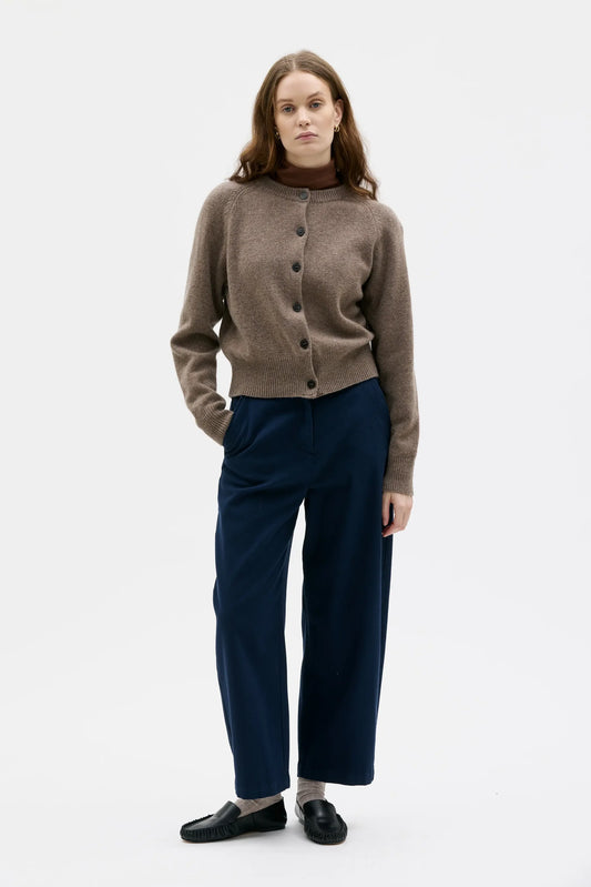 Kio Cardigan Taupe Melange