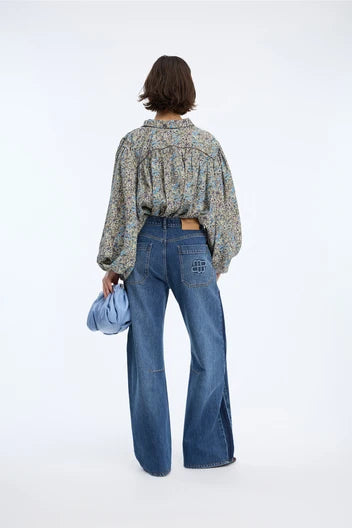 Lynx Print Blouse