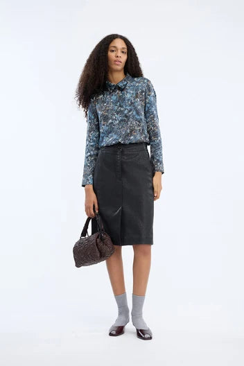 Vignette Blue Print Blouse