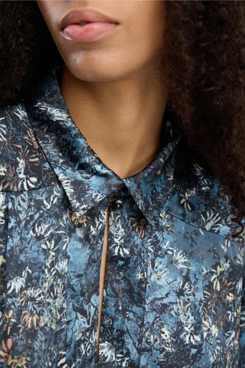 Vignette Blue Print Blouse
