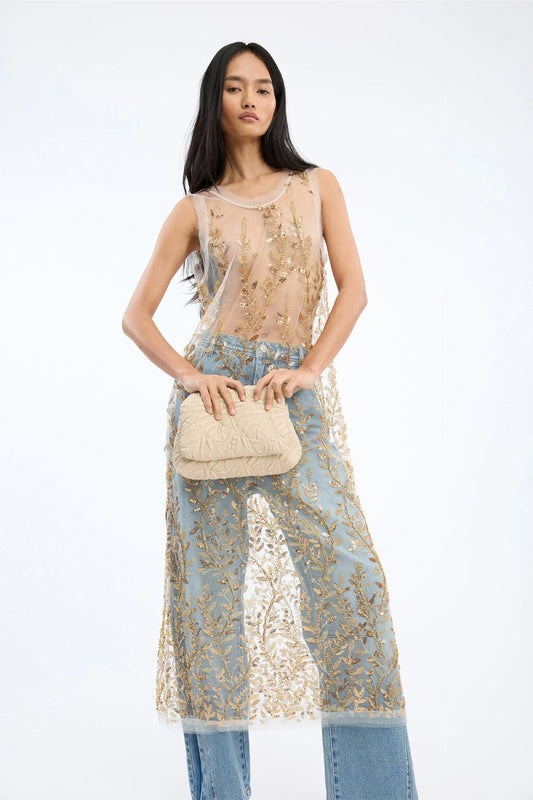 Barika Dress Gold