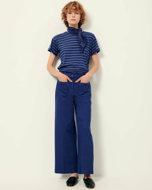 Aldricks Cotton Pant Blue