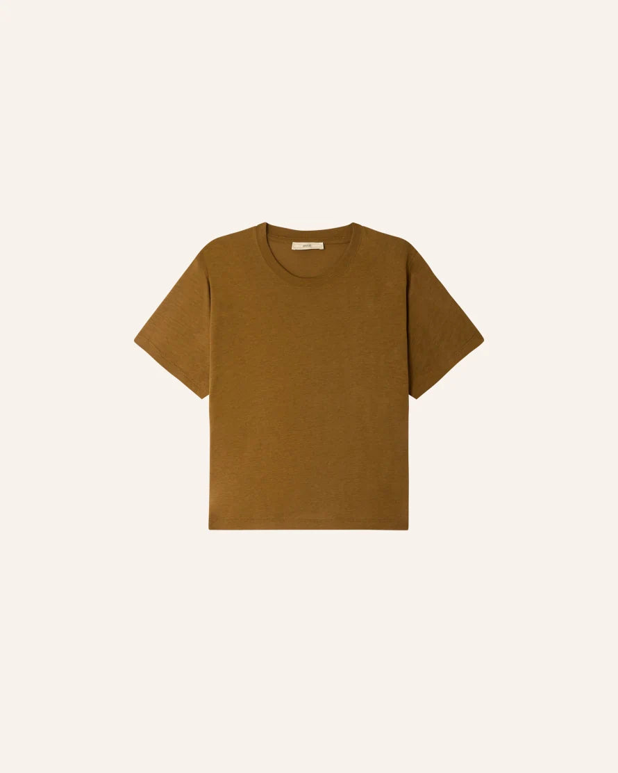 Bronze short sleeve T-Shirt on a white background