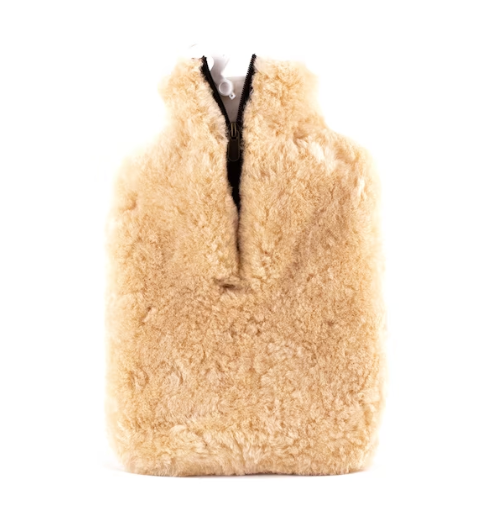 Sheepskin Hot Water Bottle Chestnut