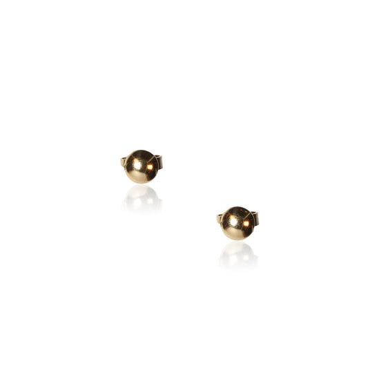 Gold Dot Ear Studs