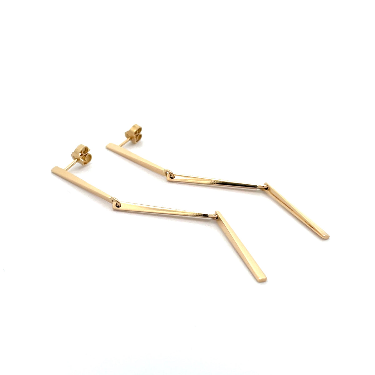 Skinny Long Edge Earrings