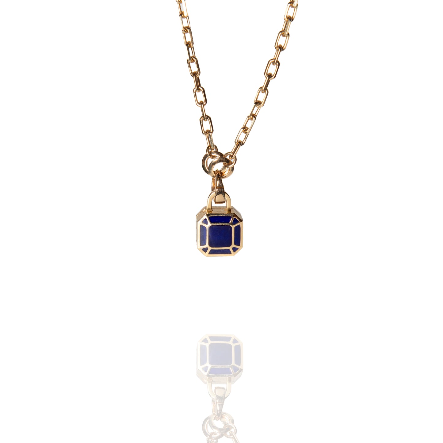 Cloisonné Padlock Locket