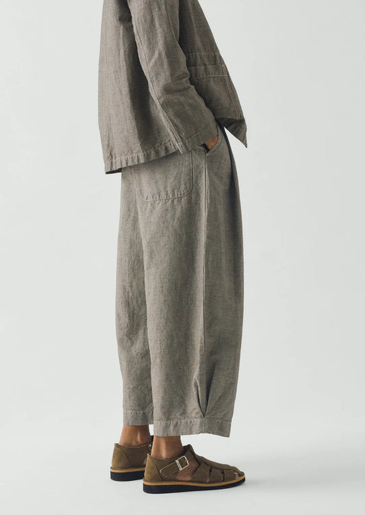 Carys Micro Houndstooth Wide Leg Pants