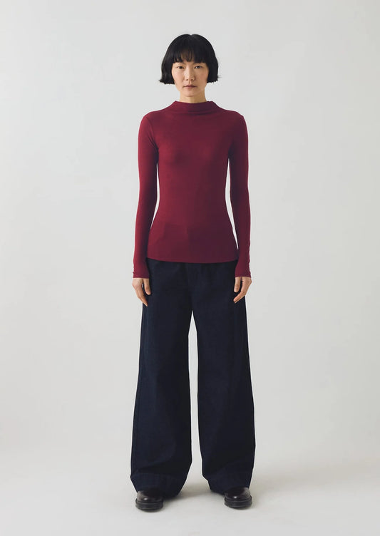 Aster High Neck Long Sleeve Tee