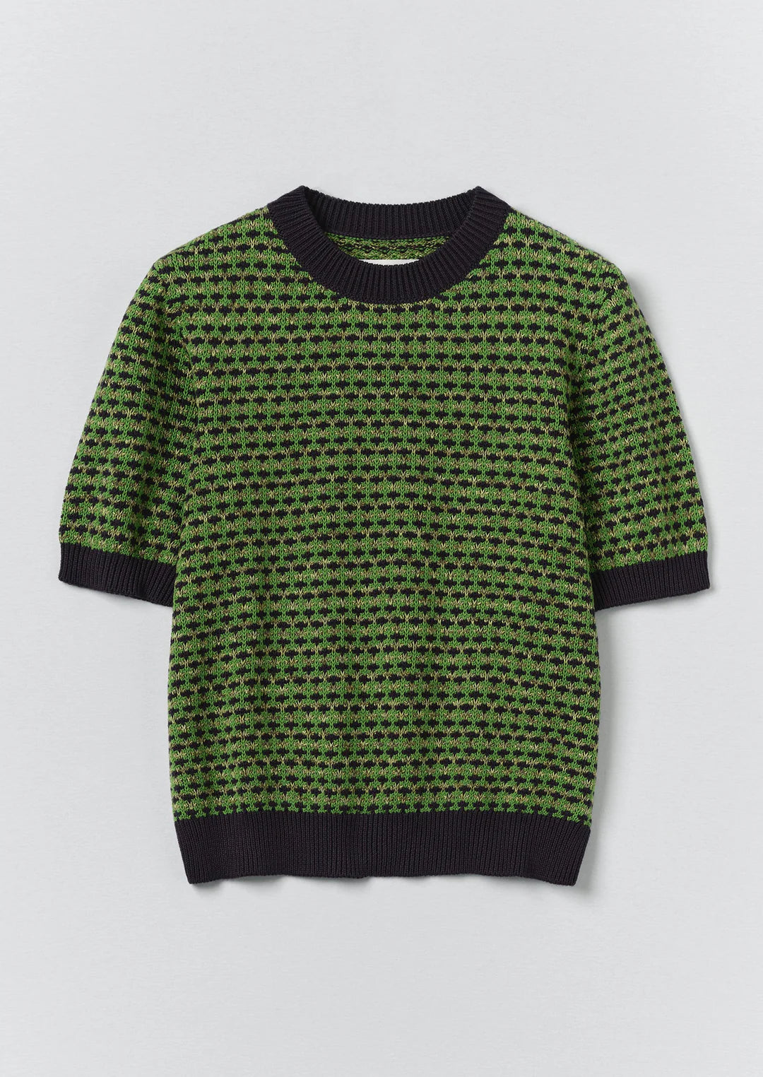 Jacquard Knitted Cotton Top