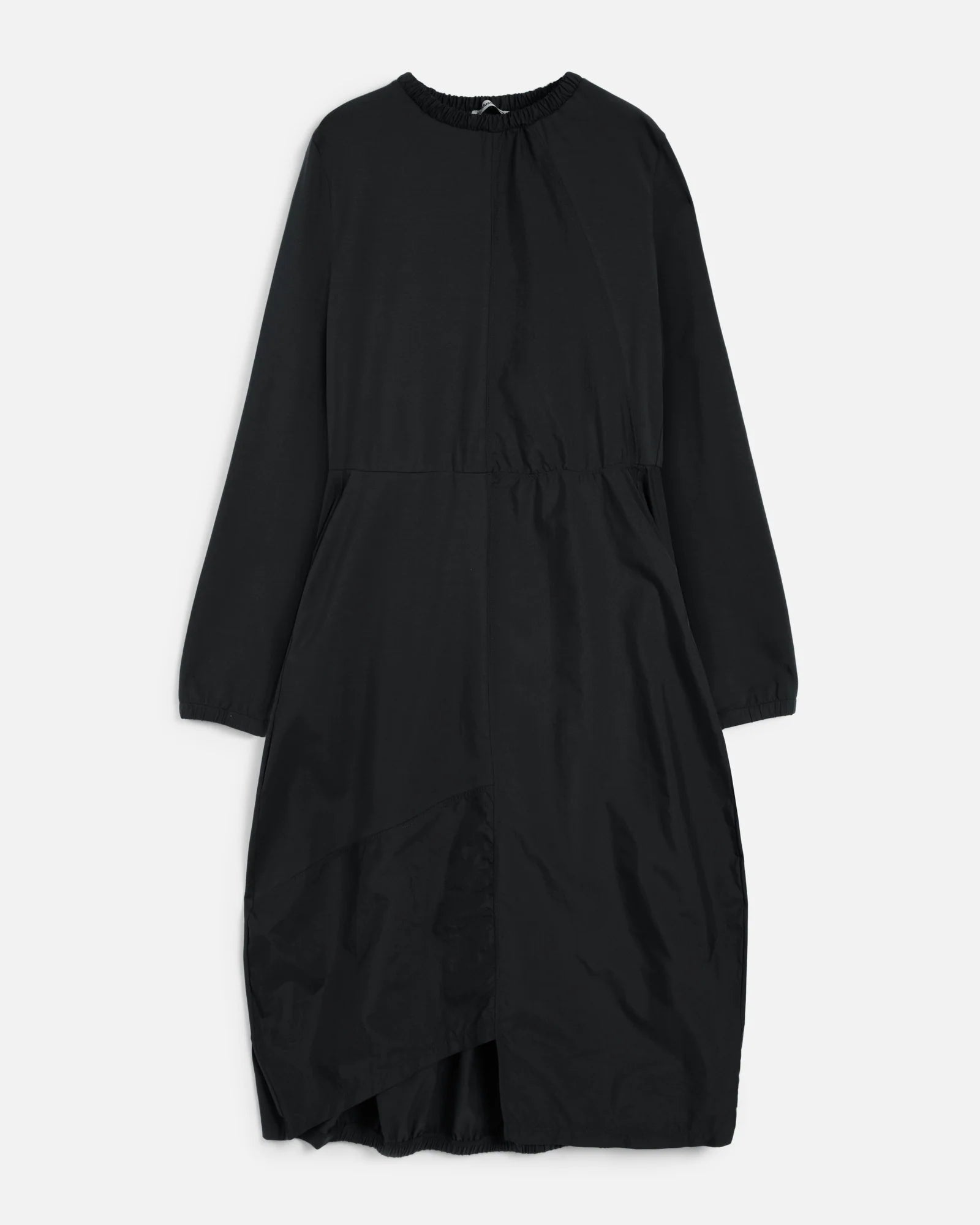 Black dress on a white background