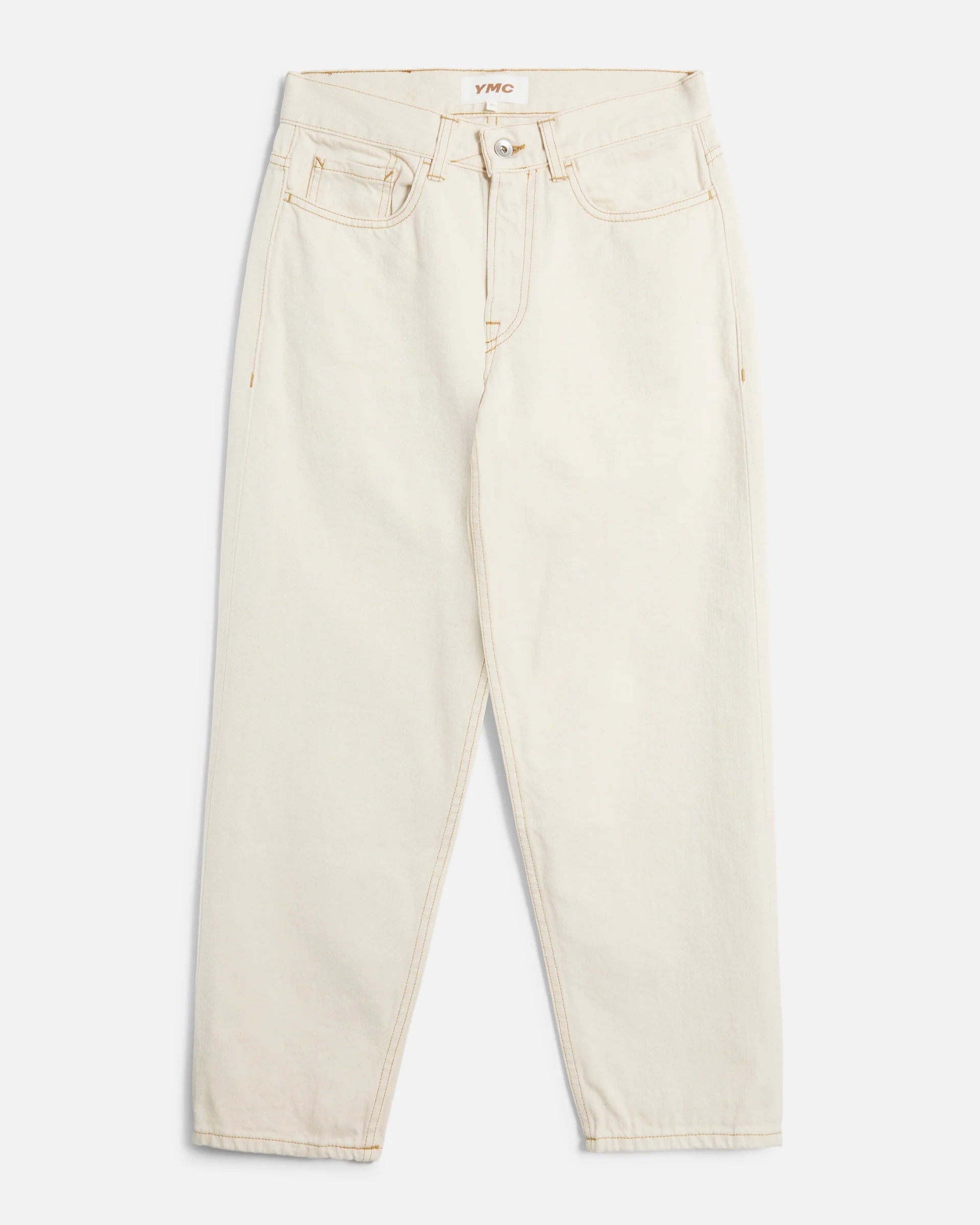 Beige pants on a white background