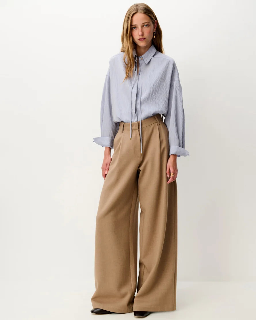 Liza Shirt Blue/Sand Stripe