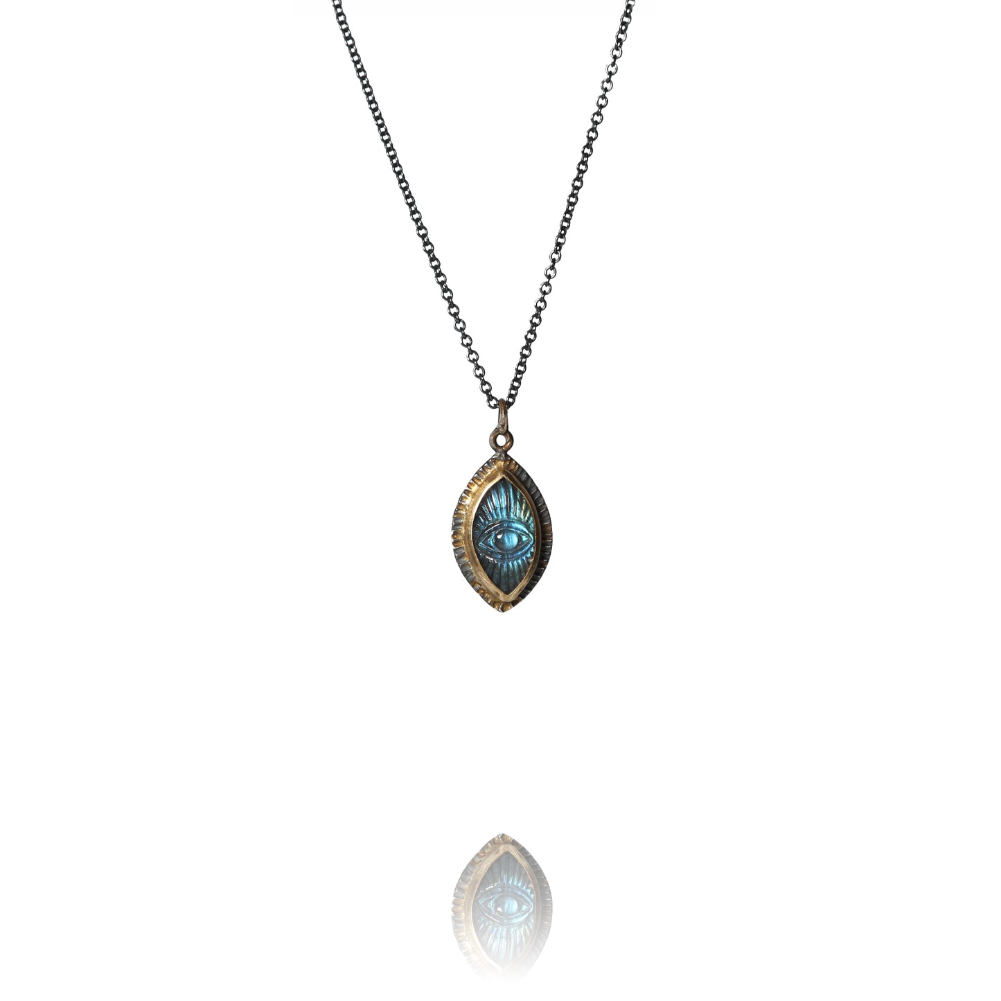 mason eye labradorite pendant