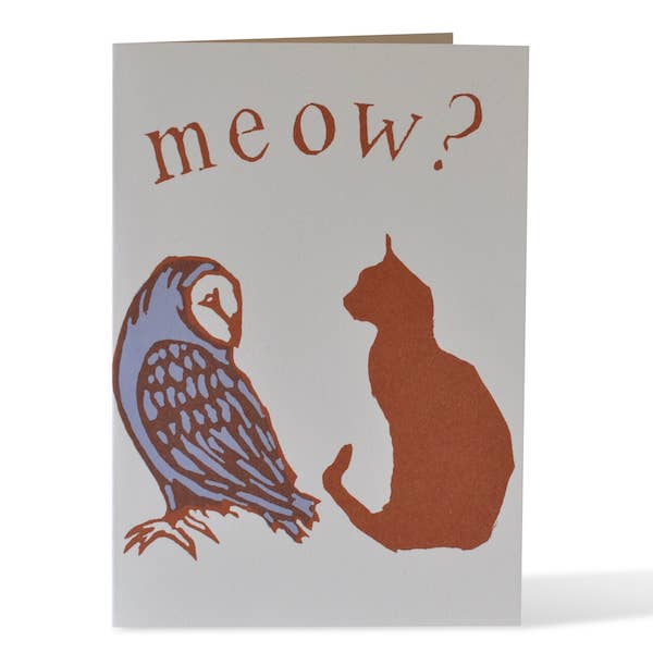 Card Owl and Pussycat