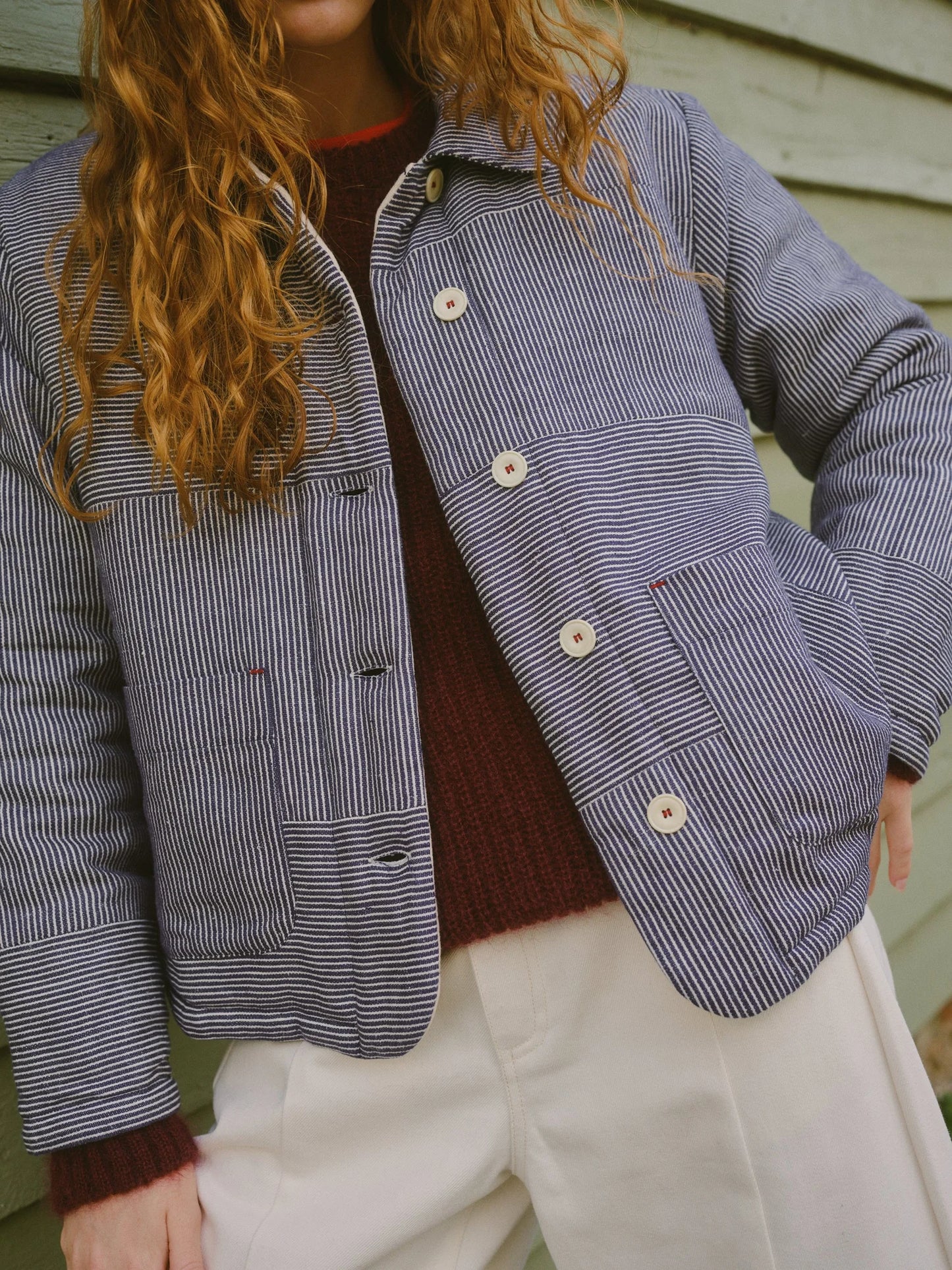 Molly Jacket Railroad Stripe