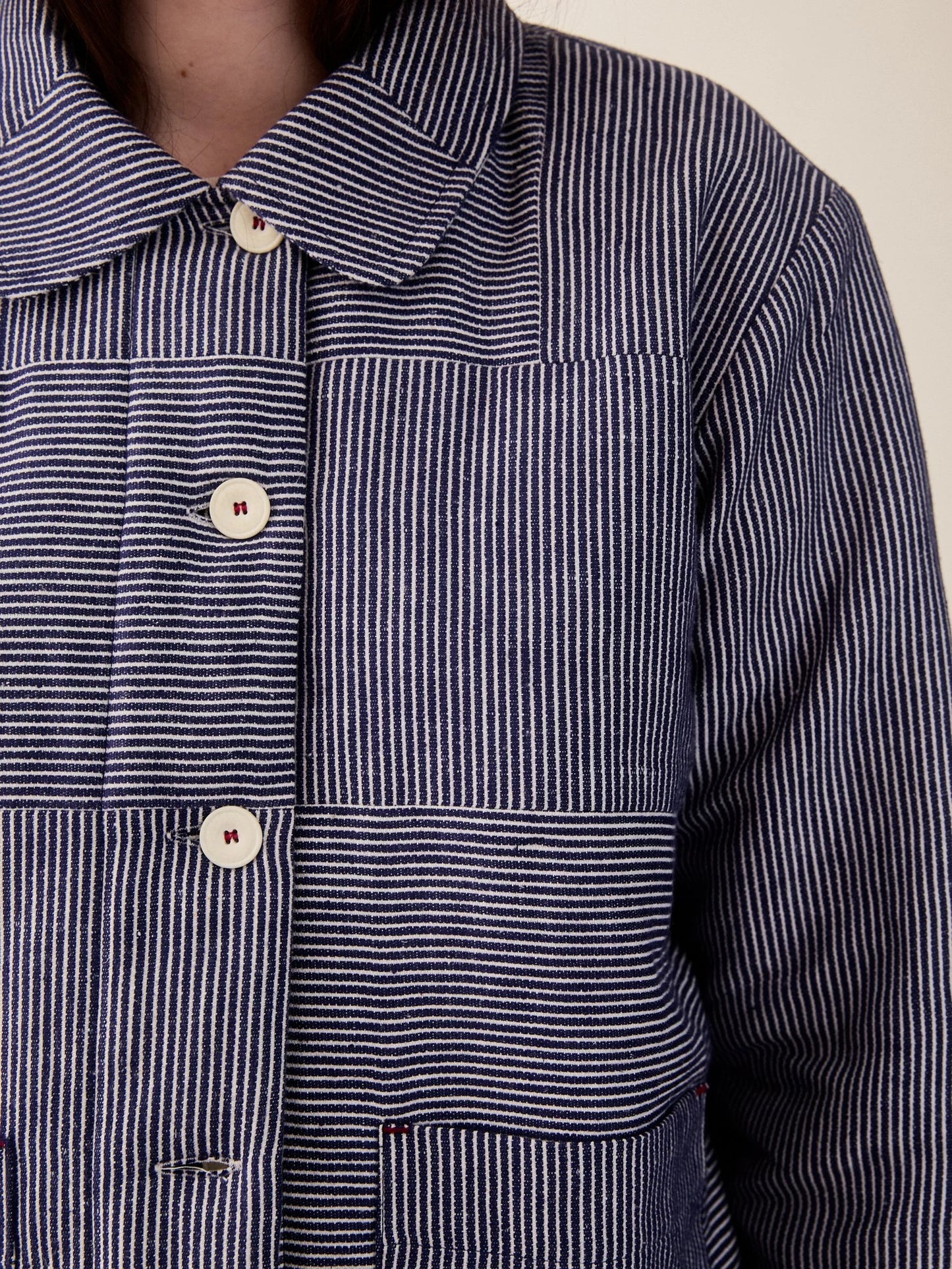 Molly Jacket Railroad Stripe