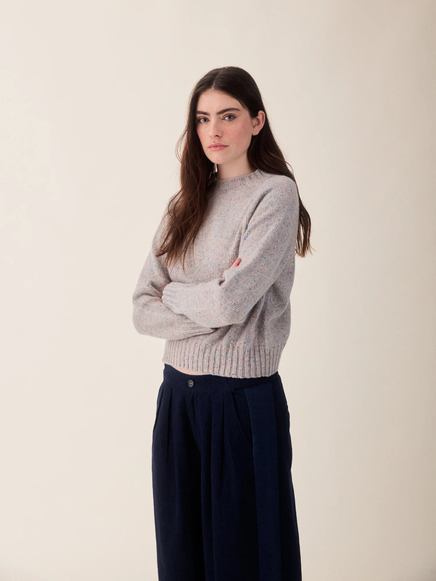 Nova Fleck Jumper Opal Fleck