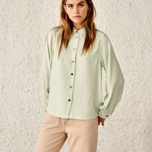 Taxi Blouse Lime