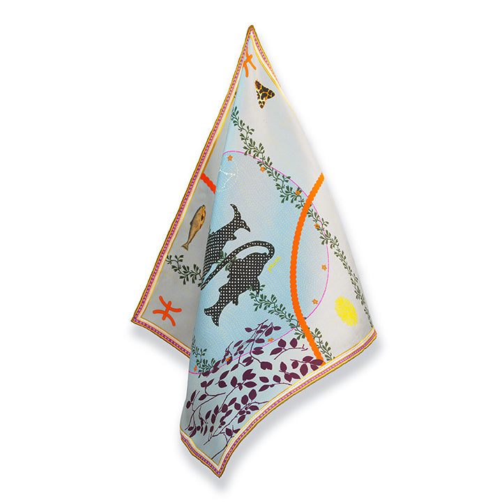 Pisces Silk Scarf